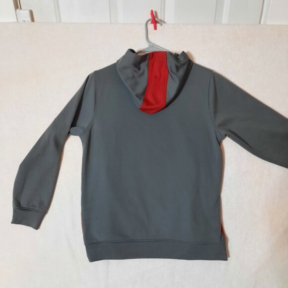 VARSITY OHIO STATE HOODIE YOUTH Pullover OSU Big O Spell Out Sweatshirt Scarlet - Picture 6 of 9